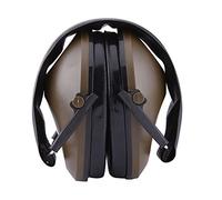 Walfront Casque Antibruit Insonorisées Serre-tête Pliable Cache-oreilles de Protection d'Oreilles contre Risques du Bruit pour Travail de l'industrie, Tir, Chasse(Vert armée)