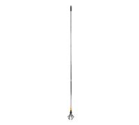 Walfront Changeur d'ampoule pour Plafond Haut, Rallonge Télescopique, Mécanisme de Verrouillage à Bascule, Portée de 1,8 M pour l'entretien des Luminaires Intérieurs et Extérieurs