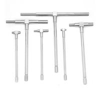 Walfront Ensemble de Jauges Télescopiques, 6 Pièces, Outil de Mesure du Diamètre Intérieur en Acier à Outils, 8 Mm à 150 Mm, Poignées à Double Action à Centrage Automatique pour Machinistes,