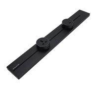 Walfront Ensemble de Prises de Courant sur Rail, 600 Mm, 32 A, 8 000 W, 3 Prises de Courant CA Mobiles avec Indicateur LED pour Cuisine, Salon, Bureau (2 universelles 1 Prise de Chargeur