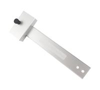 Walfront Équerre de Guide de Scie sur Rail 90 Degrés en Alliage | Alliage D'aluminium, Coupes de Menuiserie, Accessoire de Rail à Rainure en T, Montage Gauche Droite,