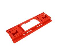 Walfront Gabarit de Repérage de Charnière de Porte Réglable 2,5 à 6 Pouces | Plastique ABS, Coins Réglables, Gabarit de Défonceuse, Portes et Cadres Résidentiels, Épaisseur de 1-3,8 à 2-1,2 Pouces