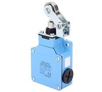 Walfront Interrupteur de Fin de Course, Contacteur momentané à Levier à Galet Mini avec Réarmement Automatique, Bras Rotatif Réglable IP66 for Machines et Commandes Automatiques