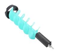 Walfront Kit de Tarière à Glace électrique de 20 Cm (8 Pouces) avec Foret Flottant en Nylon Robuste et Pointe de Localisation pour la Pêche en Eau Profonde et sur Glace épaisse