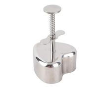 Walfront Moule à Boules de Riz en Forme de Cœur, Presse à Sushi en Acier Inoxydable 304, Presse à Onigiri, 9,3 X 7,5 X 2,5 Cm, Outil de Forme de Riz Facile à Faire Soi-même, pour la Cuisine, le
