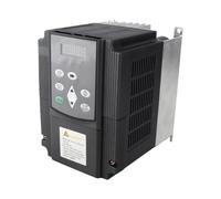 Walfront Onduleur VFD Solaire, 5,5KW DC400-700V | Contrôleur de pompe PV, démarrage et arrêt automatique de l\'éclairage, corps en aluminium ABS, affichage numérique rouge,