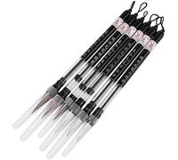 Walfront Pinceau Chinois, Pinceau de Peinture à Pointe Ronde Brosse de Peinture Piston Couleur à l'eau Brosse Chinoise Calligraphie pour Débutant Peinture Réutilisable