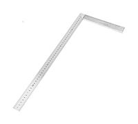 Walfront Règle à 90 Degrés en Alliage d'aluminium à Bords Droits à 90 Degrés, Règle à Angle Droit de 50 Cm avec une Précision de 1 Mm d'épaisseur ou Plus pour le Dessin 'une Disposition de Mesure