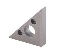 Walfront Règle à Angle Droit en Alliage D'aluminium Mat à 90/45 Degrés