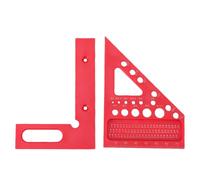 Walfront Règle de Mesure Multi Angle, Gabarit de Traçage avec 6 Angles