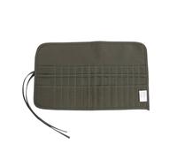 Walfront Sac de Brosse de Peinture, Sac à Crayon Brosse en Toile 30 Trous Roulent Retroussé pour Pinceaux à L'Huile Plus Grande