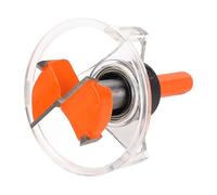 Walfront Scie Cloche Réglable, Coupe-trou pour le Bois à 3 Cannelures avec Couvercle Anti-poussière pour Perceuse électrique, Perçage de Panneau de Porte D'armoire 35mm