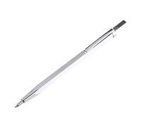 Walfront Scriber de Pointe de Carbure Stylo de Gravure pour Verre/Céramique/Feuille de Métal Scriber Portatif de Poche avec Clip et Aimant 1Pcs(Silver)