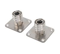 Walfront Support de Buse en Mousse pour Nettoyeur Haute Pression, Support de Pointe de Buse en Acier, Connexion de 1 à 4 Pouces, Organisateur de Rangement Mural, Paquet de 2 pour la Configuration des
