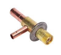 Walfront Valve de Dérivation de Gaz Chaud, Pression Constante, 3/8 X 5/8 | Laiton, Entrée ODF 3/8, Sortie ODF 5/8, Réfrigérants HCFC HFC, Compresseurs AC, Fuite du Déshydrateur, Soupape de