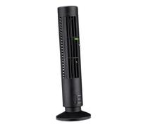 Walfront Ventilateur Tour sans Pales, Fonctionnement Silencieux à Double Vitesse pour les Solutions de Refroidissement de Bureau à Domicile 12,99 X 4,13 X 2,36 Pouces (BLACK)
