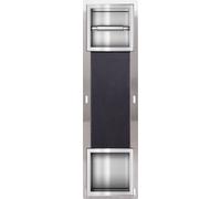 WALL-BOX PAPER 2 Inox - Magasin avec alimentation papier