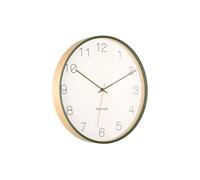 Karlsson Joy Wood Wall Clock Horloge Murale KA5926GR - Unisex - 40 cm - Quartz