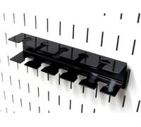 Wall Control ASM-SL-008 B Support porte-outils en métal pour panneau perforé Noir
