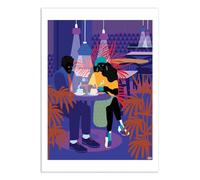 WALL EDITIONS Art-Poster - Rendez-Vous - Aurélia Durand - Format : 50 x 70 cm