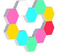 Wall Lamp Creative Night Light LED Bedroom Decorative Hexagonal Module Honeycomb Modeling Lamp Bedside Background Lights