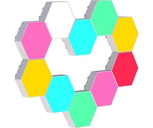 Wall Lamp Creative Night Light LED Bedroom Decorative Hexagonal Module Honeycomb Modeling Lamp Bedside Background Lights