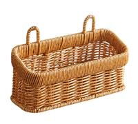 Wall Mounted Fruit Vegetable Storage Basket Organizer Bin for Use | Strong Iron Wire Design System, Ventilated Hanging Structure Feature, Multi Item Storage Function, Kitchen Bathroom Entryway Use, Ho