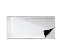 Wall Mounted Infrared Heater Panel, Fast Heating | Chauffage Mural, Film Graphène, Sans Sécheresse, Silencieux, Gain de Place(White,100x50cm)