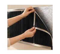 Wall Mounted Infrared Heater Panel, Fast Heating | Chauffage Mural, Film Graphène, Sans Sécheresse, Silencieux, Gain de Place(Black,150x50cm)