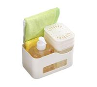 Wall Mounted Soap Holder - Shampoo Bottle Rack, Towel Organizer | Shampoo Bottle Holder for Home Kitchen Washroom Restroom Hotel Dining Room Apartment