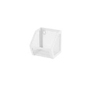 Wall Mounted Storage Basket Black White Garlic Ginger Onion Drainage Space Saving Large Capacity Spice Shelf Pour Le Rangement(White-1Grids)