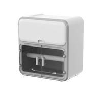 Wall Mounted Tissue Box Holder - Transparent Bathroom Tissue Holder