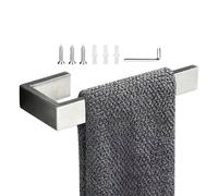 Wall Mounted Towel Bar, Stainless Steel Bathroom Holder, Modern Storage Rail with Clean Design, Sturdy Rust Proof Rack with Stable Build, Home Kitchen Restroom Accessory for Farmhouse Use