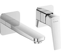 Wall-mounted washbasin faucet