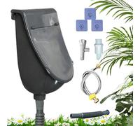 Wall Urinal, Urine Separator, 11.22x7.09x15.16 Inches Barrier Mounted Toilet & Lid Odorless Design, Compact Pee Collector for Home, Motorhome, Boys, Men, Dormitory, Outdoor, and Gardening Use