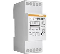Wallair 1TDTR015/DDV15VA Transformateur de sonnette 12 V, 24 V