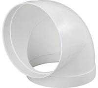 Wallair 20210165 Système de ventilation pour conduites rondes 150 raccord de tuyau coudé à 90°
