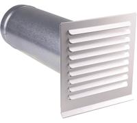 Wallair N37826 Bouche d'évacuation murale d'économie d'énergie Convient pour Ø de tube: 10 cm