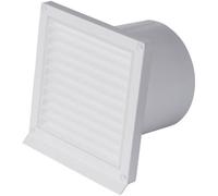 Wallair NW100 RSK Bouche d'aération avec clapet anti-retour plastique Convient pour Ø de tube: 10 cm