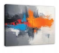 WallArena images imprimées sur toile, Abstrait, | Impression sur toile abstraite, image sur toile, dimensions : 100 x 70 cm (L x H) - pièce unique sur toile.