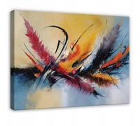 WallArena images imprimées sur toile, Abstrait, | Peinture abstraite sur toile, image sur toile, dimensions : 120 x 80 cm (L x H) - une seule pièce sur toile.
