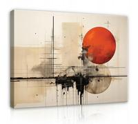 WallArena images imprimées sur toile, Abstrait, | Peinture abstraite sur toile, image sur toile, dimensions : 120 x 80 cm (L x H) - une seule pièce sur toile.