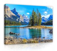 WallArena images imprimées sur toile, Paysage, | Paysage, impression sur toile, tableau sur toile, dimensions : 60 x 40 cm (L x H) - une seule pièce sur toile.
