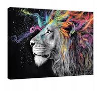 WallArena images imprimées sur toile, Lion,