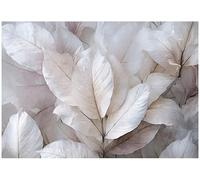 WallArena Papier peint photo intissé, feuilles, 400x280cm | Papier peint intissé de haute qualité, pour salon et chambre, revêtement mural, papier peint effet 3D - colle incluse.