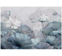 WallArena Papier peint photo intissé, Fleurs, 350x250cm | Papier peint intissé de haute qualité, pour salon et chambre, revêtement mural, papier peint effet 3D - colle incluse.