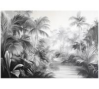WallArena Papier peint photo intissé, Forêt, 350x250cm | Papier peint intissé de haute qualité, pour salon et chambre, revêtement mural, papier peint effet 3D - colle incluse.