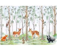 WallArena Papier peint photo intissé Forêt350x250cm