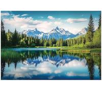 WallArena Papier peint photo intissé, Montagnes, 250x175cm | Papier peint intissé de haute qualité, pour salon et chambre, revêtement mural, papier peint effet 3D - colle incluse.