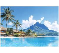 WallArena Papier peint photo intissé, Paysage, 400x280cm | Papier peint intissé de haute qualité, pour salon et chambre, revêtement mural, papier peint effet 3D - colle incluse.